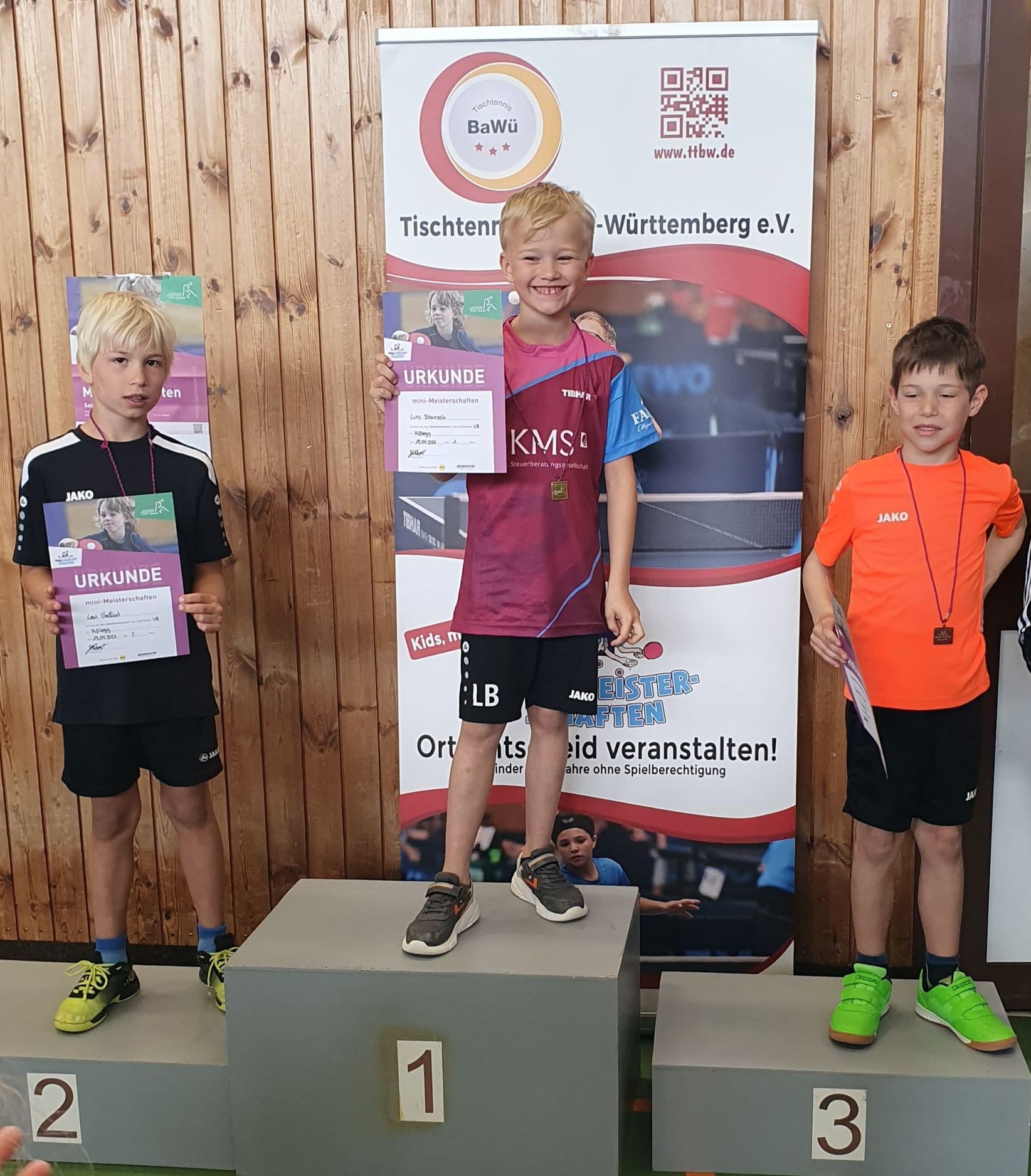 Luis Blaurock Mini Sieger Bezirksentscheid